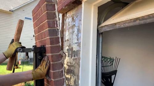 Structural damage on an Anglin's repair job